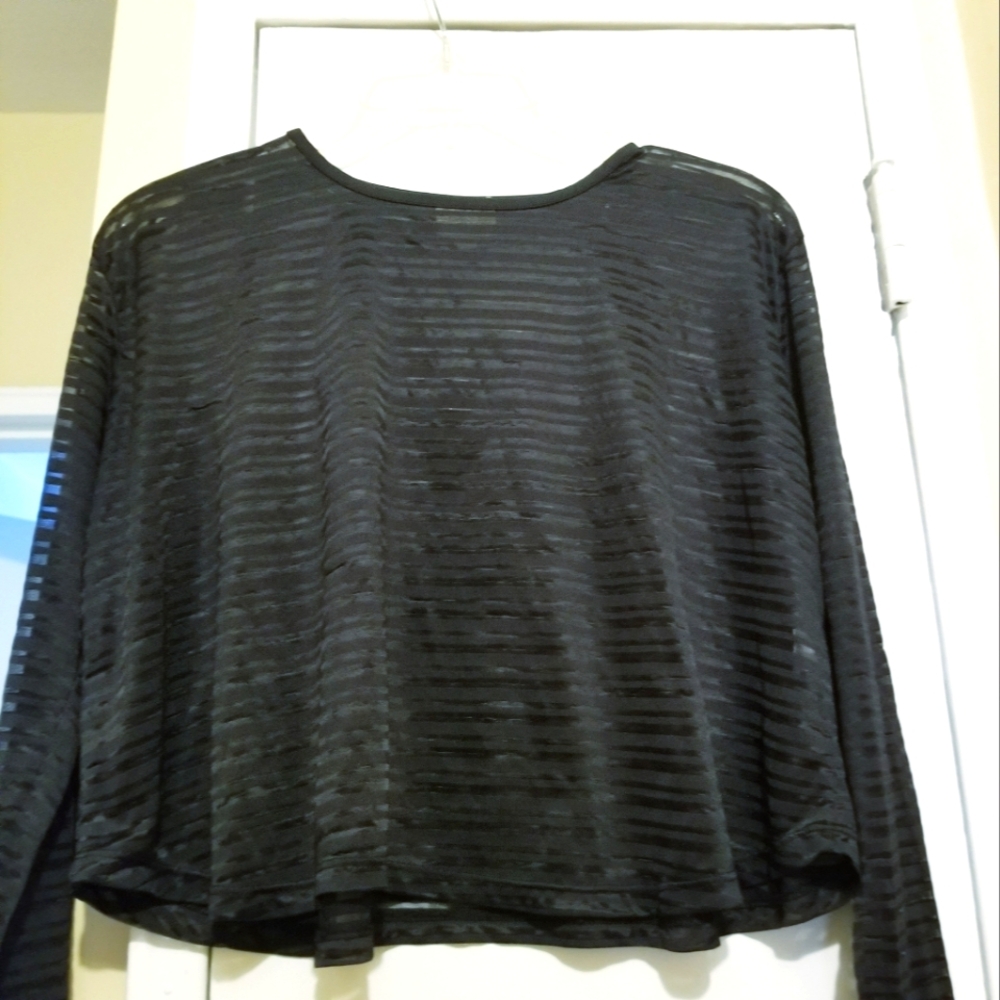 Torn by Ronny Kobo Women's Sheer Crop Top Size S